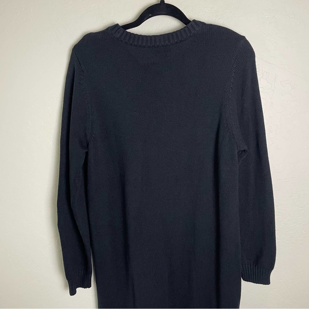 ❌SOLD Torrid Black Cable Knit Sweater Bodycon Shift Dress 2X NWT 12260163 - Picture 8 of 15